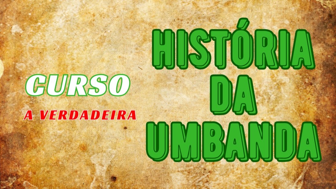 Capa do curso História da Umbanda do C.T.U.C.A.